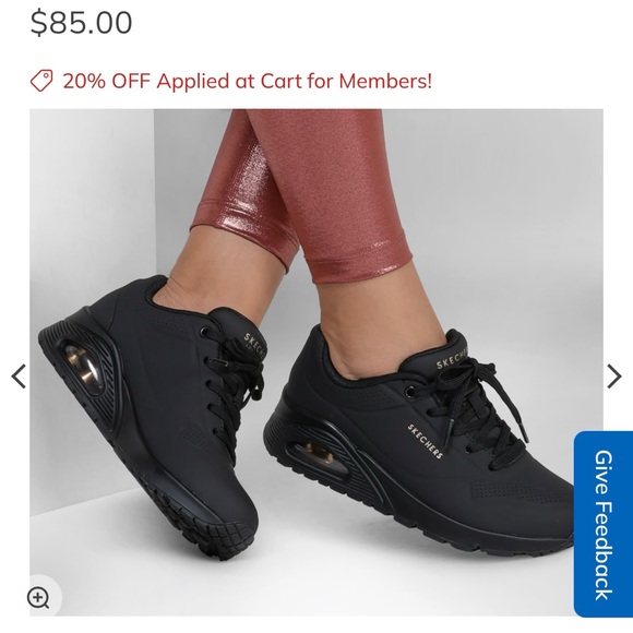 Skechers All-Black Sneakers - Picture 4 of 4